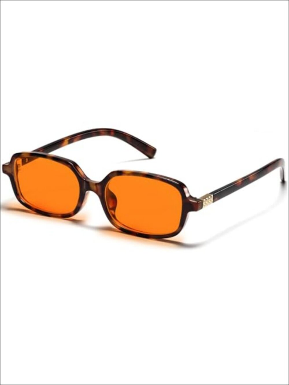 Retro Rectangle Blue Light Blocking Eyeglasses Small Square Frame